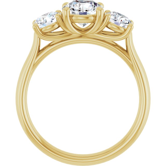 1 3/4 CTW Lab-Grown Diamond Engagement Ring, 6.39 mm