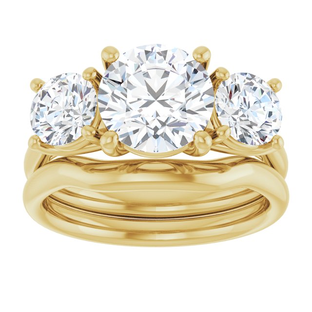 3 1/5 CTW Lab-Grown Diamond Engagement Ring