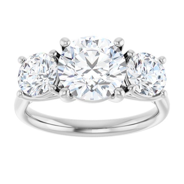 3 1/5 CTW Lab-Grown Diamond Engagement Ring