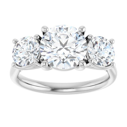 3 1/5 CTW Lab-Grown Diamond Engagement Ring