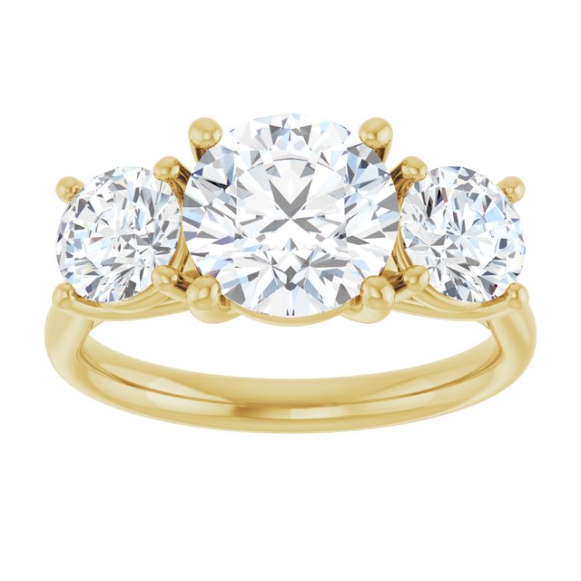 3 1/5 CTW Lab-Grown Diamond Engagement Ring