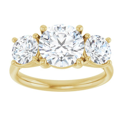 3 1/5 CTW Lab-Grown Diamond Engagement Ring