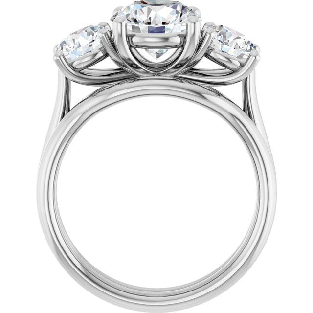 3 1/5 CTW Lab-Grown Diamond Engagement Ring