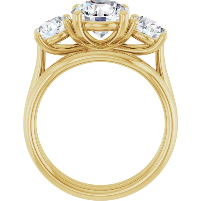 3 1/5 CTW Lab-Grown Diamond Engagement Ring