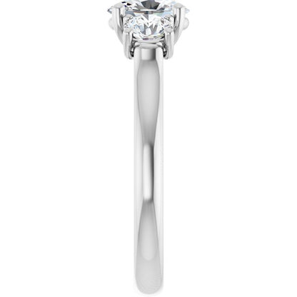 1 1/3 CTW Lab-Grown Diamond Engagement Ring