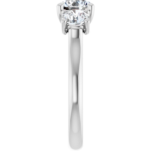 1 3/4 CTW Lab-Grown Diamond Engagement Ring, 6.39 mm