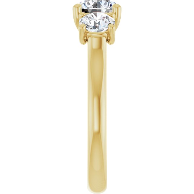 1 3/4 CTW Lab-Grown Diamond Engagement Ring, 6.39 mm