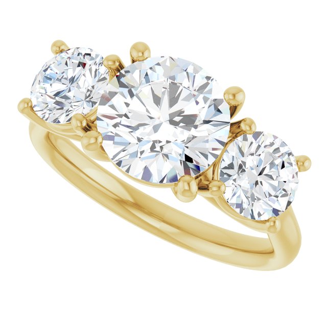 3 1/5 CTW Lab-Grown Diamond Engagement Ring