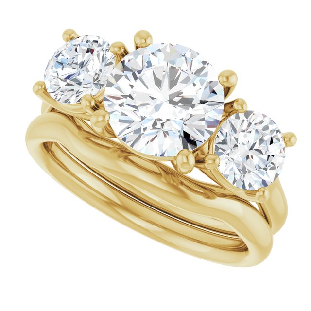 3 1/5 CTW Lab-Grown Diamond Engagement Ring