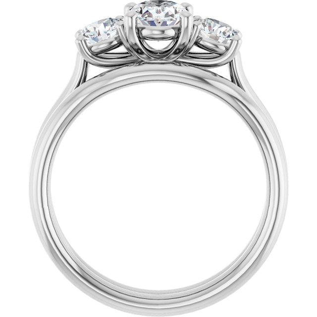 1 1/3 CTW Lab-Grown Diamond Engagement Ring
