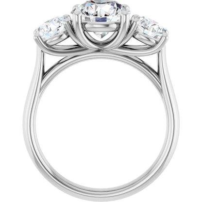 3 1/5 CTW Lab-Grown Diamond Engagement Ring