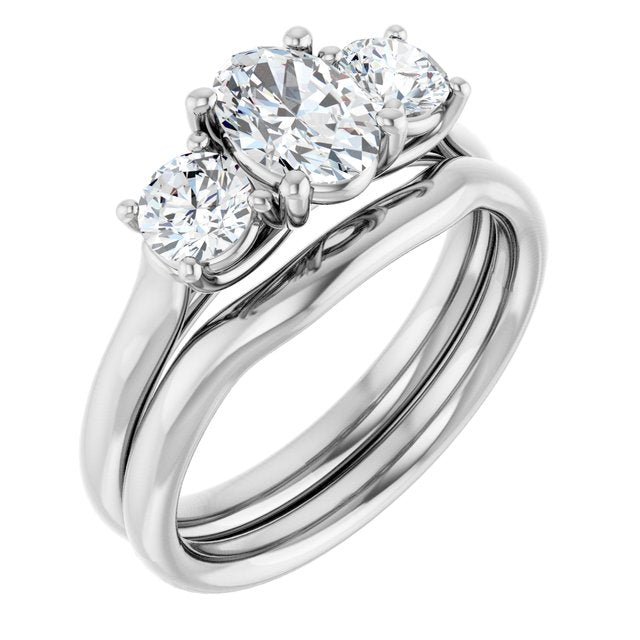 1 1/3 CTW Lab-Grown Diamond Engagement Ring