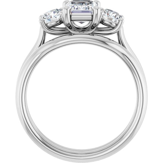 1 9/10 CTW Lab-Grown Diamond Engagement Ring, 7.62 mm
