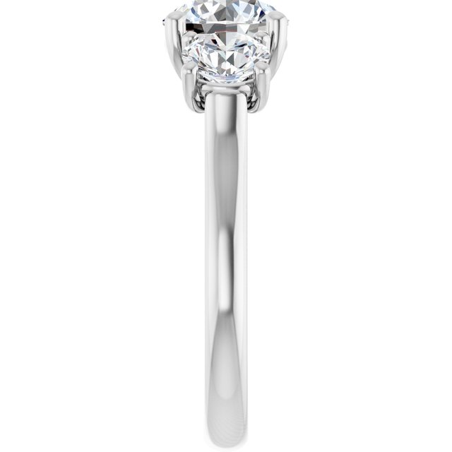 2 1/2 CTW Lab-Grown Diamond Engagement Ring, 7.26 mm