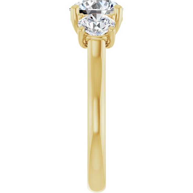 2 1/2 CTW Lab-Grown Diamond Engagement Ring, 7.26 mm