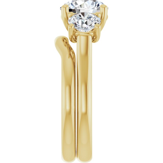 3 1/5 CTW Lab-Grown Diamond Engagement Ring