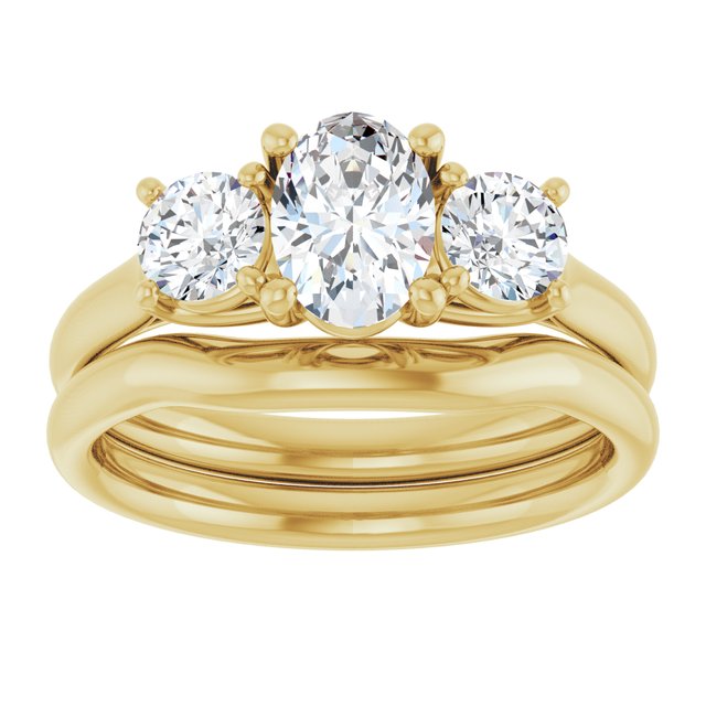 1 1/3 CTW Lab-Grown Diamond Engagement Ring