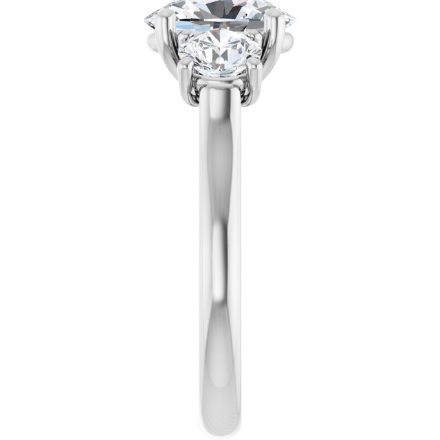 2 1/2 CTW Lab-Grown Diamond Engagement Ring, 7.26 mm