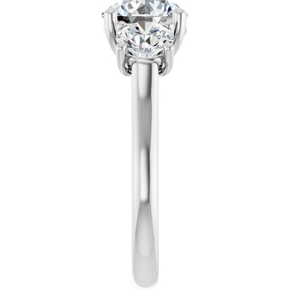 3 1/5 CTW Lab-Grown Diamond Engagement Ring