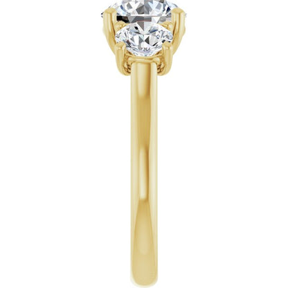 3 1/5 CTW Lab-Grown Diamond Engagement Ring