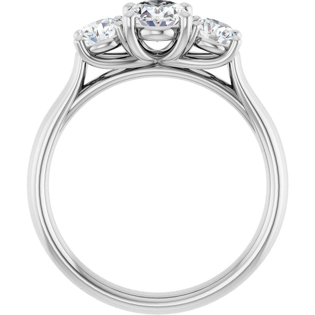 1 1/3 CTW Lab-Grown Diamond Engagement Ring