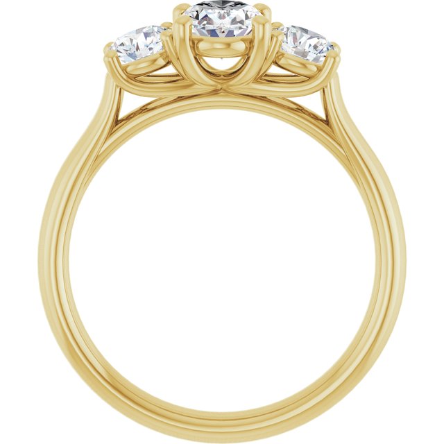 1 1/3 CTW Lab-Grown Diamond Engagement Ring
