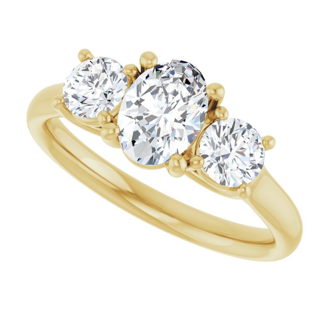 1 1/3 CTW Lab-Grown Diamond Engagement Ring