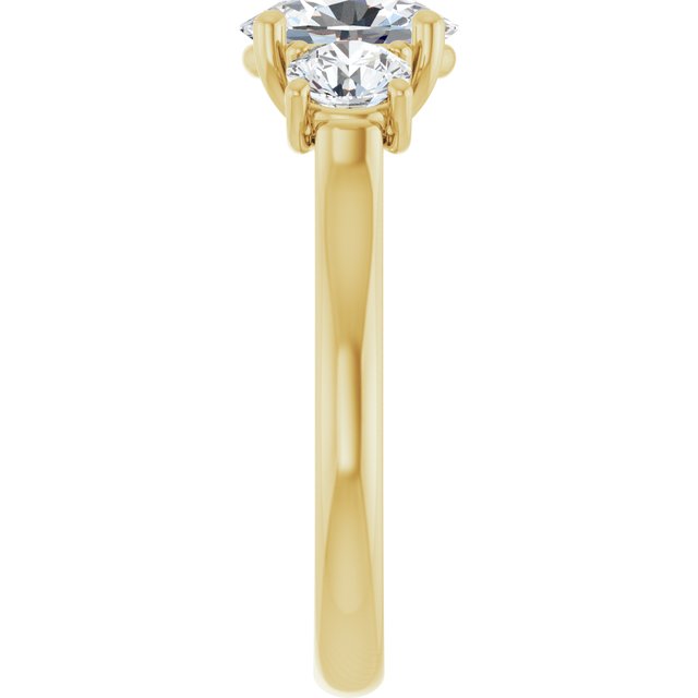 1 3/4 CTW Lab-Grown Diamond Engagement Ring, 6.39 mm