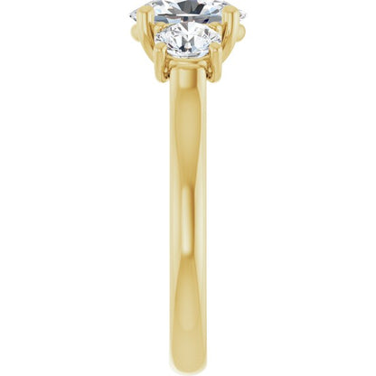 1 3/4 CTW Lab-Grown Diamond Engagement Ring, 6.39 mm