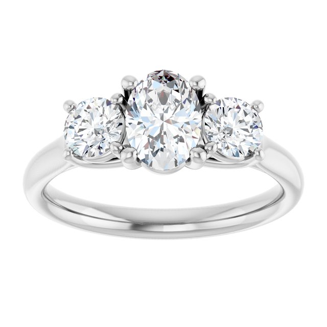 1 1/3 CTW Lab-Grown Diamond Engagement Ring