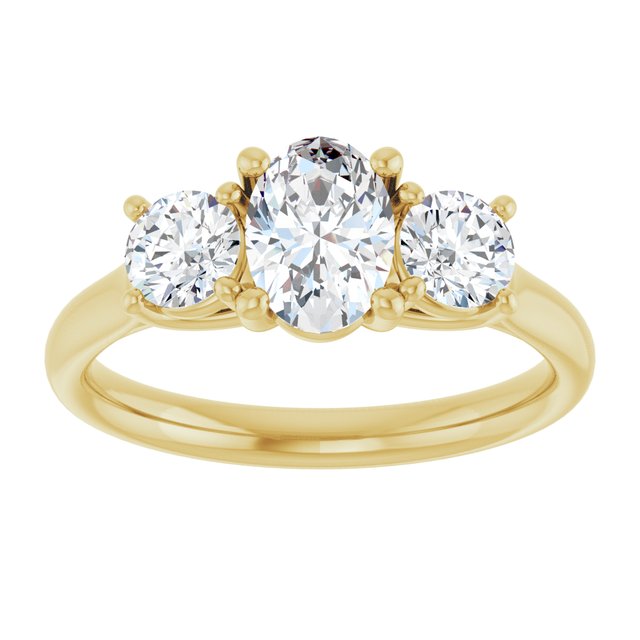 1 1/3 CTW Lab-Grown Diamond Engagement Ring