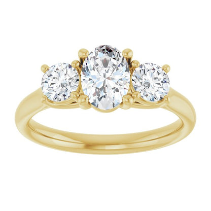 1 1/3 CTW Lab-Grown Diamond Engagement Ring