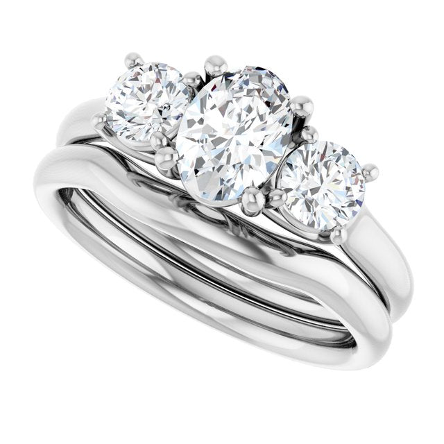 1 1/3 CTW Lab-Grown Diamond Engagement Ring