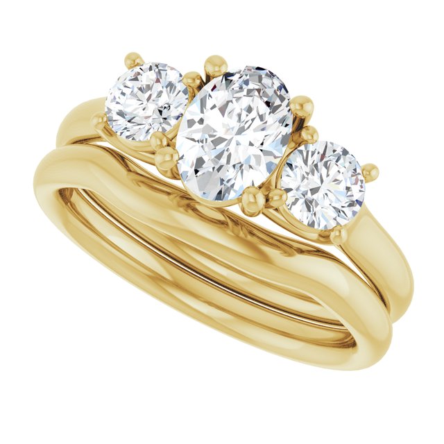 1 1/3 CTW Lab-Grown Diamond Engagement Ring