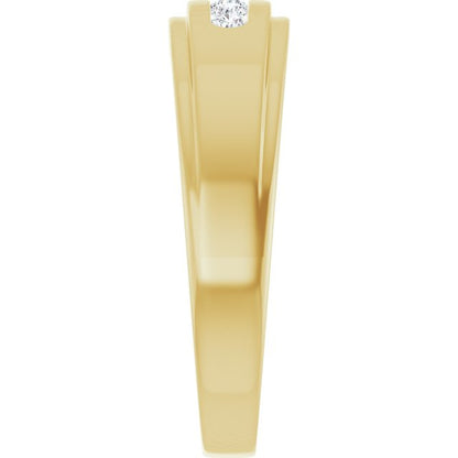 1/4 CTW Natural Diamond 5-Stone Band
