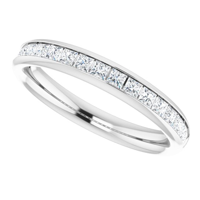 1/2 CTW Natural Diamond Matching Band, 3.3 mm
