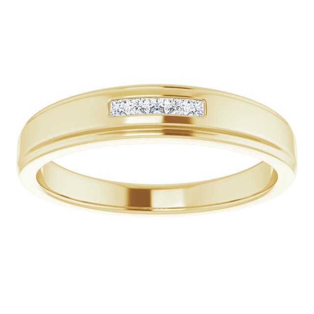 1/8 CTW Natural Diamond 5-Stone Band