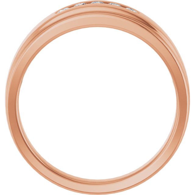 1/4 CTW Natural Diamond 5-Stone Band