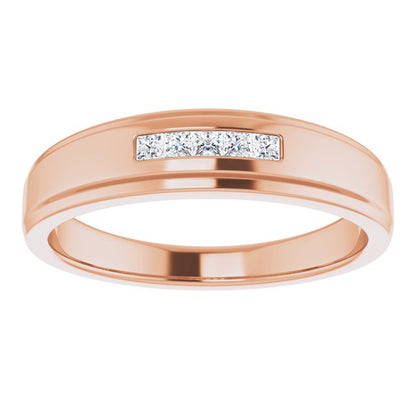 1/6 CTW Natural Diamond 5-Stone Band