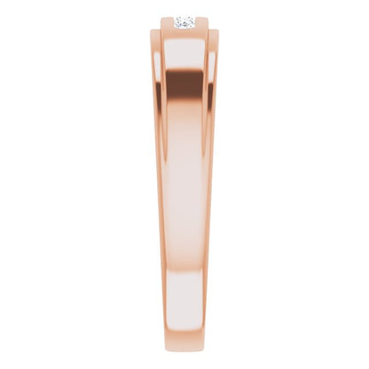 .08 CTW Natural Diamond 5-Stone Band
