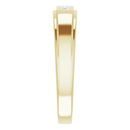 .08 CTW Natural Diamond 5-Stone Band