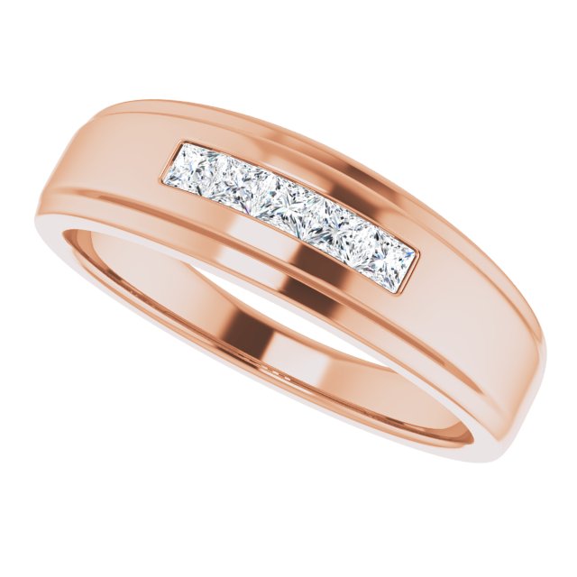 1/3 CTW Natural Diamond 5-Stone Band
