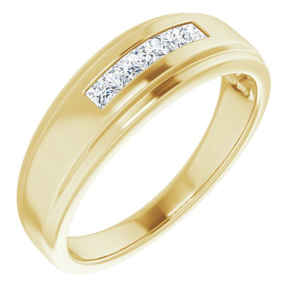 1/3 CTW Natural Diamond 5-Stone Band