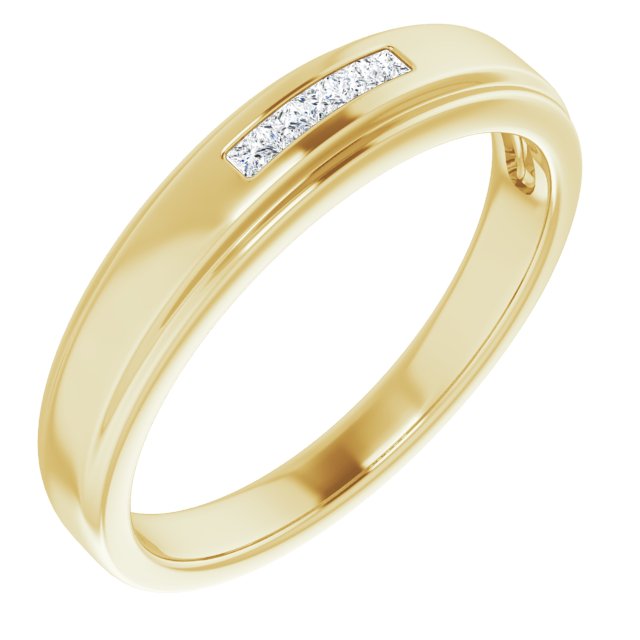 1/8 CTW Natural Diamond 5-Stone Band