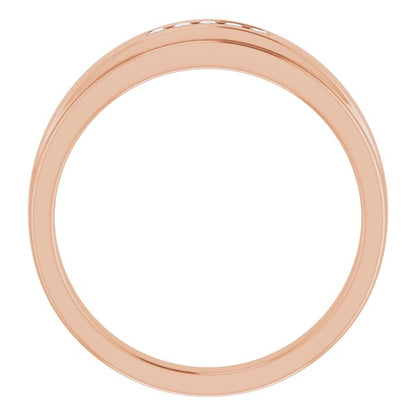 1/10 CTW Natural Diamond 5-Stone Band