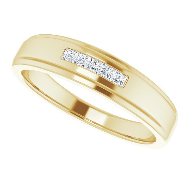 1/6 CTW Natural Diamond 5-Stone Band
