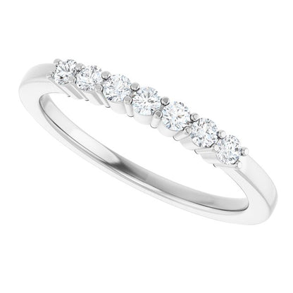 1/5 CTW Natural Diamond Anniversary Band, 2 mm