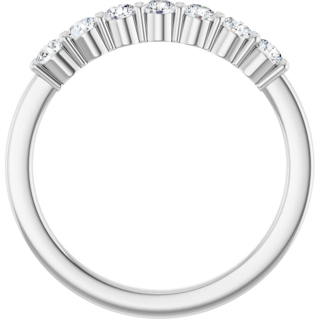 3/8 CTW Natural Diamond Anniversary Band, 2.5 mm