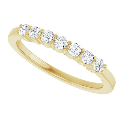 1/3 CTW Natural Diamond Anniversary Band, 2.25 mm