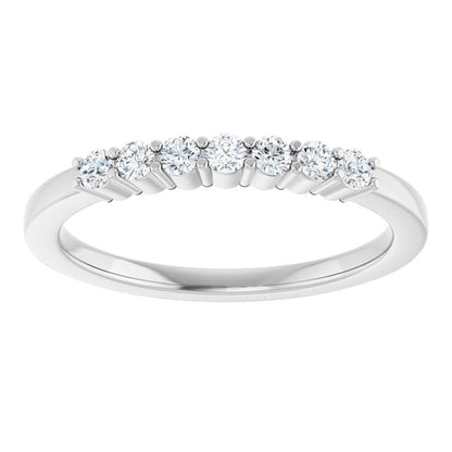 1/5 CTW Natural Diamond Anniversary Band, 2 mm